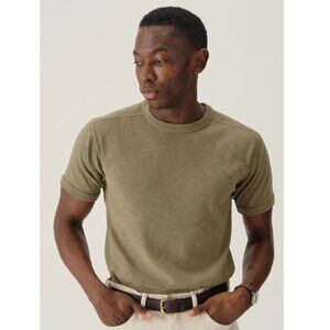 Buck Mason Olive Short Sleeve Crew Neck Tee